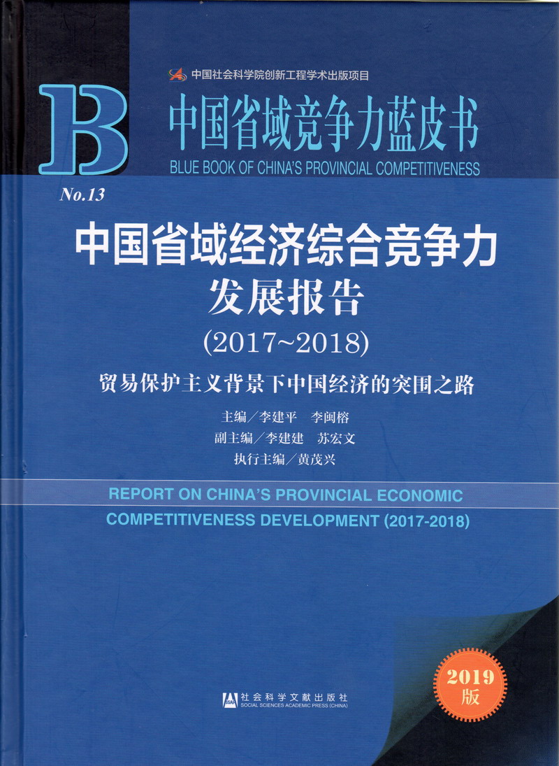 黑人大鸡吧视频中国省域经济综合竞争力发展报告（2017-2018）